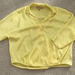 Women’s Philosophy lemon satin blouse